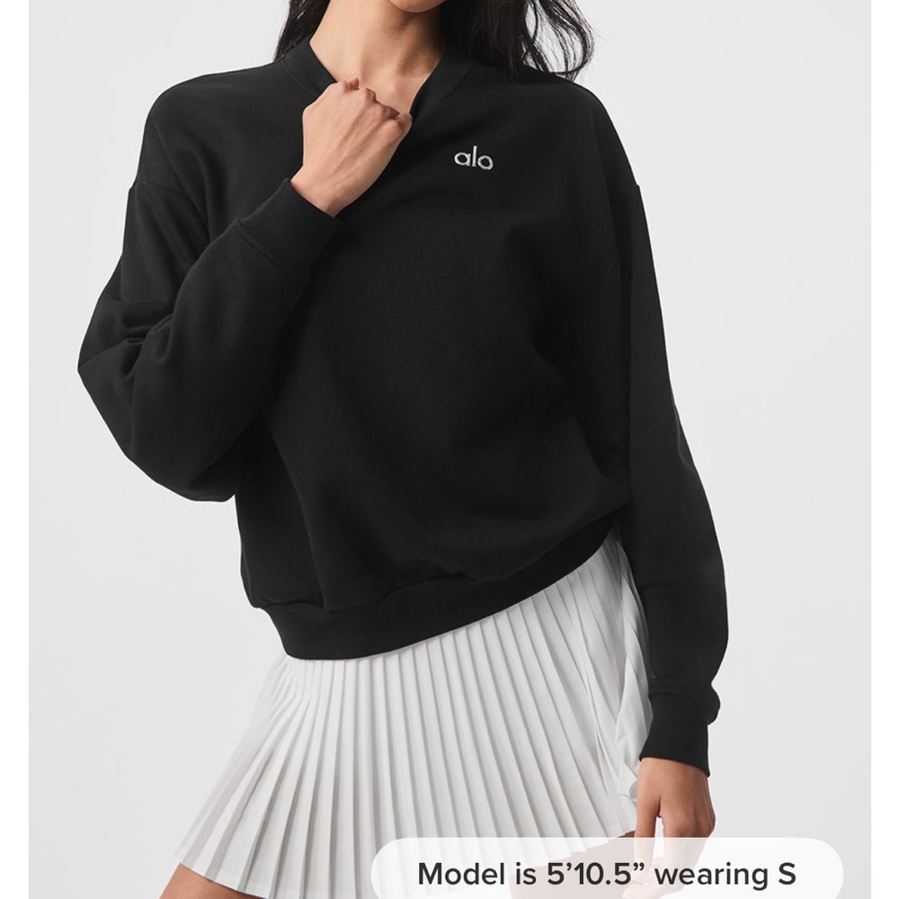 Alo Accolade Black Sweatshirt